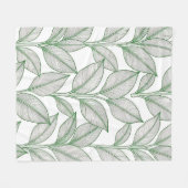Groene Fleece Deken (Voorkant (Horizontaal))