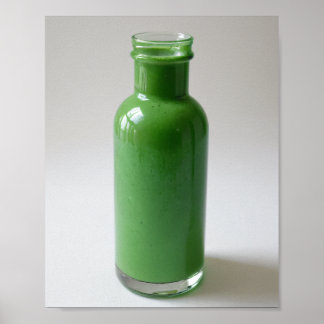 Groene fles poster