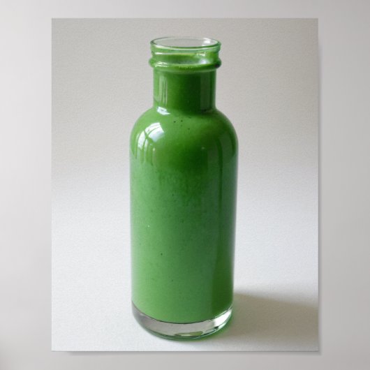 Groene fles poster (Voorkant)