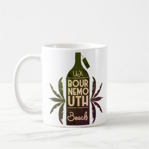 Groene flesje Bournemouth Beach Koffiemok