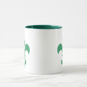 Groene Fleur de Lis Mok (Midden)