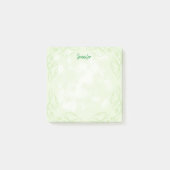 Groene Floral Border Post-it® Notes (Voorkant)