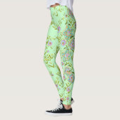 Groene Floral-Leggings Leggings (Links)