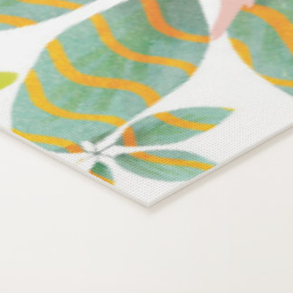 Groene Floral tuinhagel Yogamat