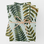 Groene fluistering inpakpapier vel (In situ)