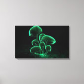Groene fluorescentie canvas afdruk (Voorkant)