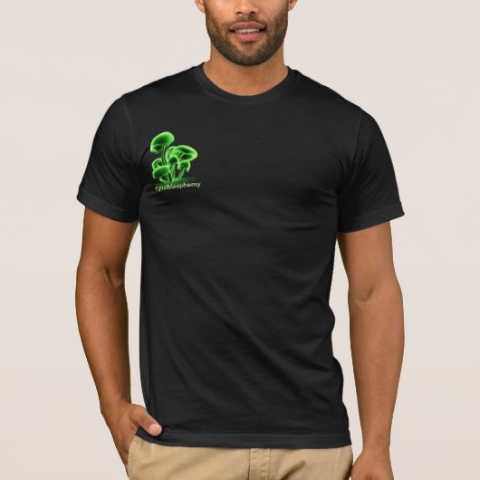 Groene fluorescentie_T_BL T-shirt (Voorkant)