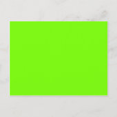 groene fluorescerend briefkaart (Voorkant)