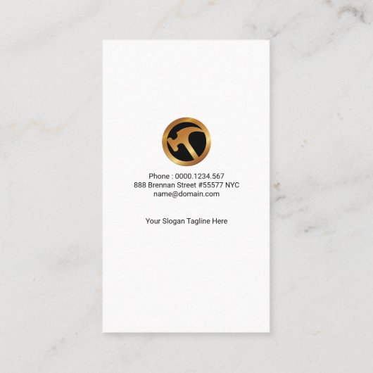 Groene fluorescerende verf op zwarte wandhandyman visitekaartje (Achterkant)