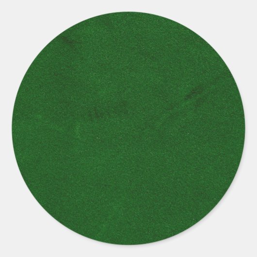 Groene Fluwelen Blanco Sjabloon  Ronde Sticker (Voorkant)