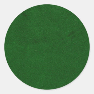 Groene Fluwelen Sjabloon  Ronde Sticker