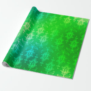 Groene Folie Arabische Bollywood Cadeaupapier