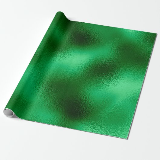 Groene Folie Cadeaupapier (Uitgerold)