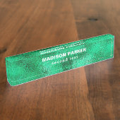 Groene Folie Naambordje (Zijkant)