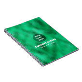 Groene Folie Notitieboek (Rechterzijde)