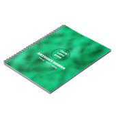 Groene Folie Notitieboek (Linkerzijde)