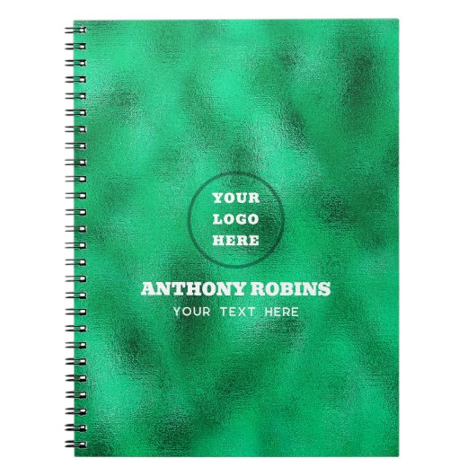 Groene Folie Notitieboek (Voorkant)