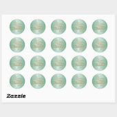 Groene Folie Prettige feestdagen Sticker (Vel)