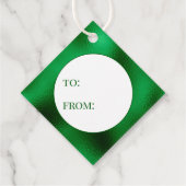 Groene Folie van Bedankjes Labels (Achterkant)