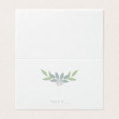 Groene folieverklapkaarten - gevouwen kaart (Buitenkant ongevouwen)