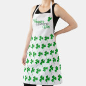 Groene Fonkelende Klavertjes Gelukkige St. Patrick Schort (Insitu)