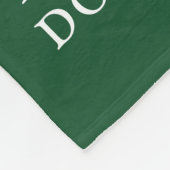 Groene foto 2025 Afstuderen Fleece Deken (Hoek)