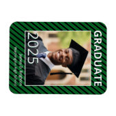 Groene Foto Afstudeerfeest  Magneet (Horizontaal)