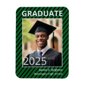 Groene Foto Afstudeerfeest  Magneet (Verticaal)