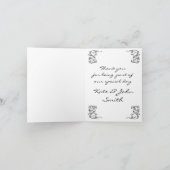 Groene  foto lijst dank u nota sjabloon (Binnen)