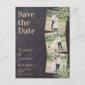 Groene Foto QR Code Leisteen Huwelijk Opslag Beric Briefkaart (Voorkant)