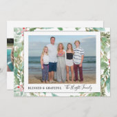 Groene Foto Vakantie Kaart (Voorkant / Achterkant)