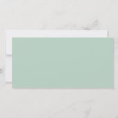 Groene fotocabine collage save the date (Achterkant)