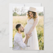 Groene fotocollage Elegante kerstvakantie Kaart (Achterkant)