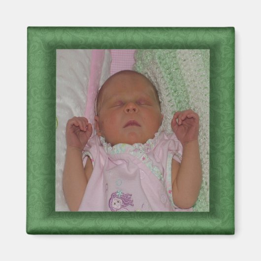 Groene fotomagneet magneet (Voorkant)
