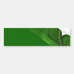 Groene Fractal Background Bumpersticker