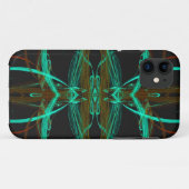 Groene Fractal iPhone 5 Hoesje-Mate Barely Daar Case-Mate iPhone Case (Achterkant (horizontaal))