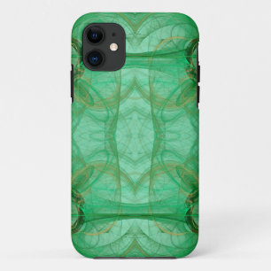 Groene Fractal iPhone 5 Hoesje-Mate Barely Daar 11 Hoesje