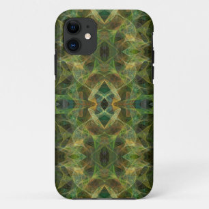 Groene Fractal iPhone 5 Hoesje-Mate Barely Daar 11 Hoesje