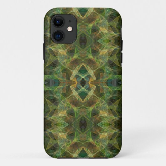 Groene Fractal iPhone 5 Hoesje-Mate Barely Daar Case-Mate iPhone Case (Achterkant)