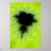 Groene Fractal Poster (Voorkant)