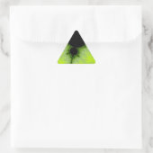 Groene Fractal Sticker (Tas)