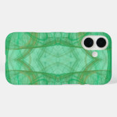 Groene Fractal telefoonhoes Case-Mate iPhone Case (Achterkant (horizontaal))