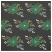 Groene fractale lade stof (Swatch)