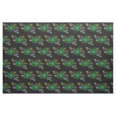 Groene fractale lade stof (Fat Quarter)