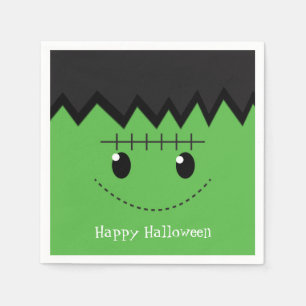 Groene Frankenstein Halloween Kostuum Feestservetj Servetten
