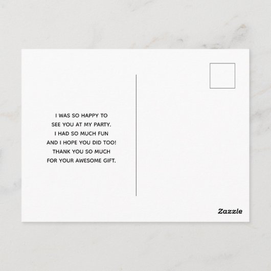 Groene Frankenstein Monster Halloween Dank u Briefkaart (Achterkant)