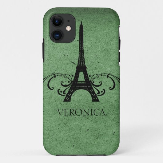 Groene  Franse Vlaanderen Case-Mate iPhone Case (Achterkant)