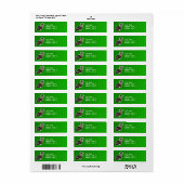 Groene fret etiket (Full Sheet)