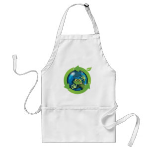 Groene Frog Earth Standaard Schort