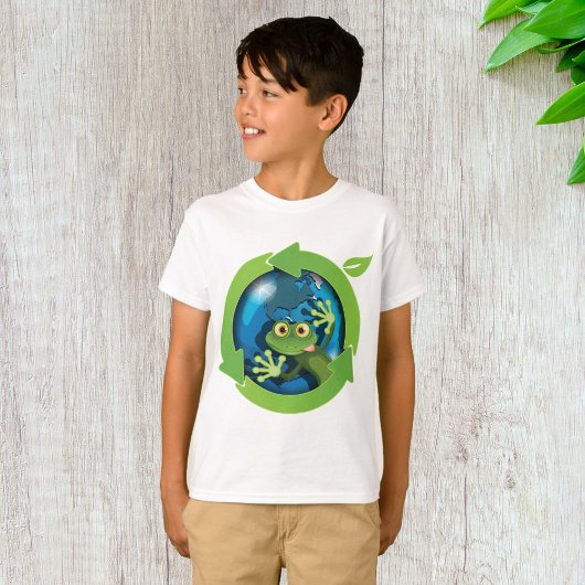 Groene Frog Earth T-shirt